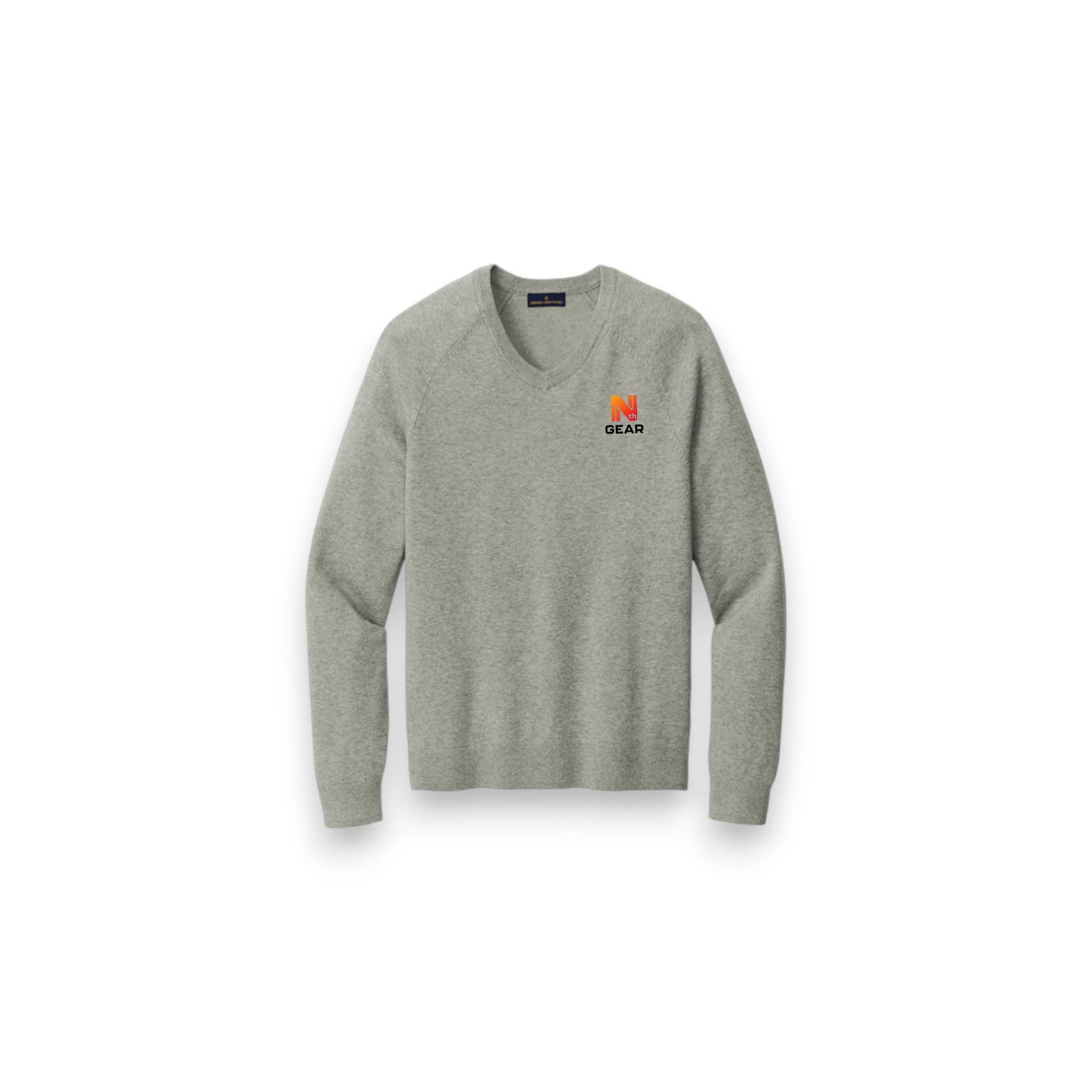 Brooks Brothers Cotton Stretch V-Neck Sweater