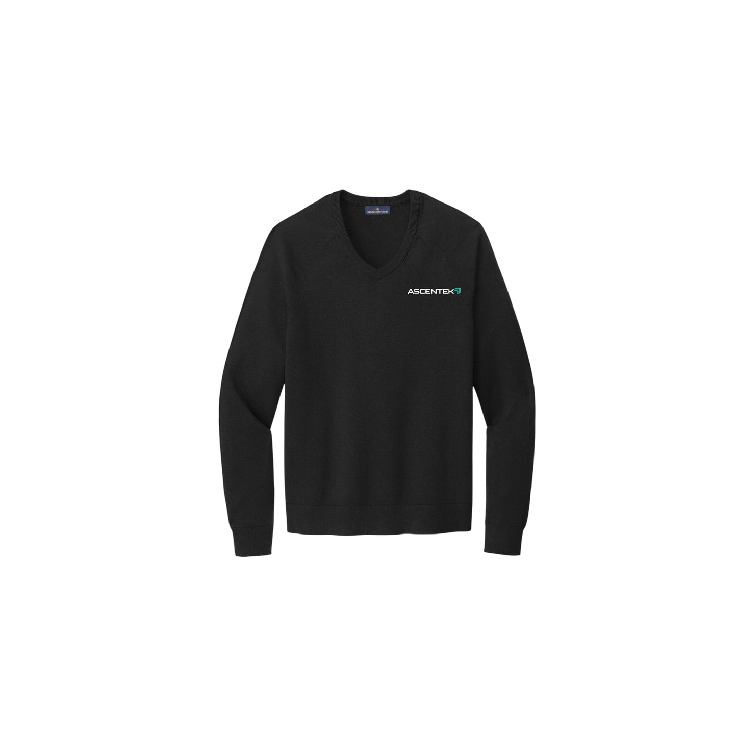 Brooks Brothers Cotton Stretch V-Neck Sweater